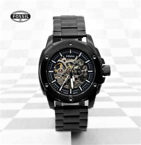 fake fossil automatic watch